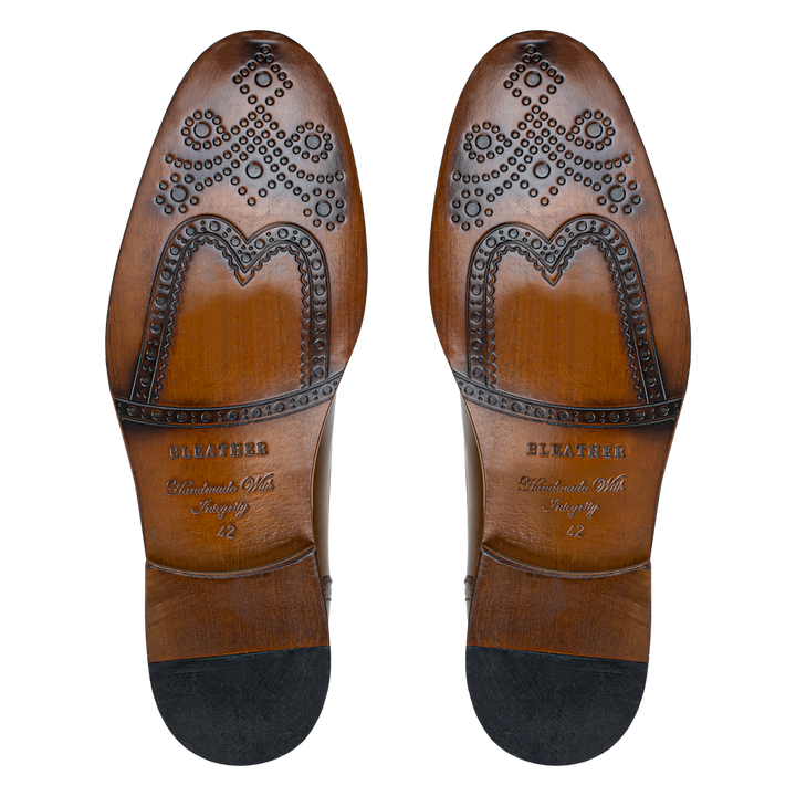 Lewis: Richelieu Homme - Cuir Cognac