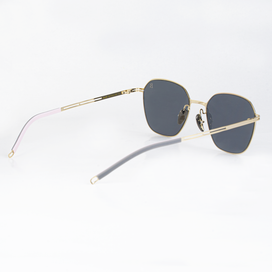 Dusk: Lunettes de soleil de luxe Doré