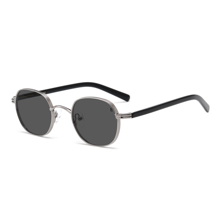 Iris: Lunettes de soleil de luxe Argente Noir