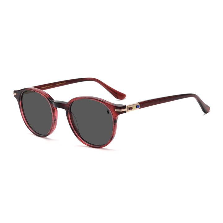 Bright: Lunettes de soleil de luxe Rouge