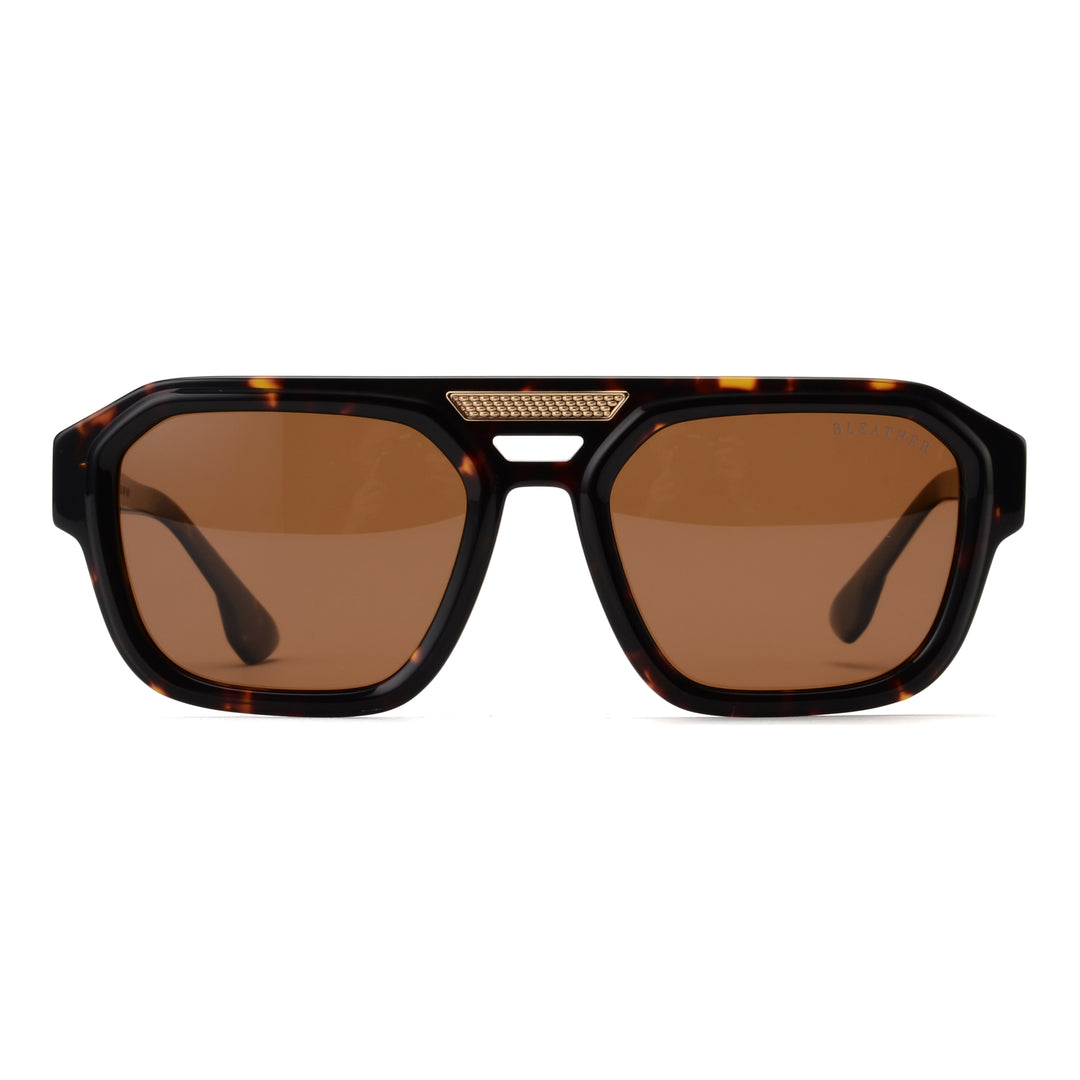 Glaston: Lunettes de soleil de luxe Marron