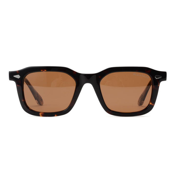 Raven: Lunettes de soleil de luxe Marron