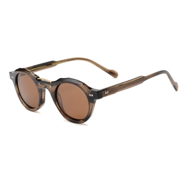 Enigma: Lunettes de soleil de luxe Marron