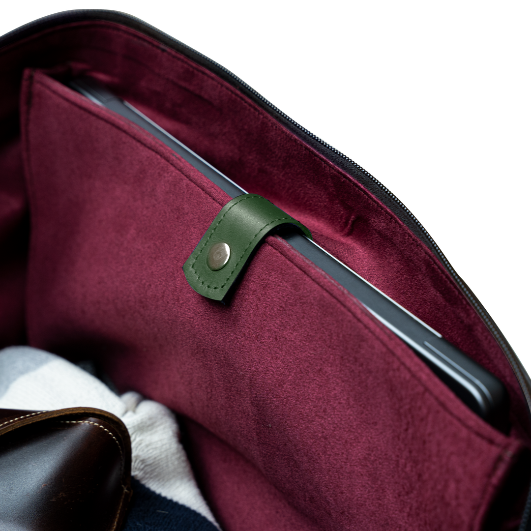 TheAristocrat: Sac de Voyage - Cuir Vert