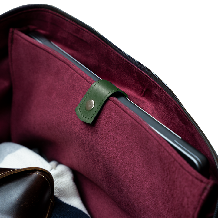 TheAristocrat: Sac de Voyage - Cuir Vert