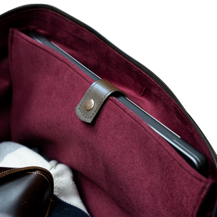 TheAristocrat: Sac de Voyage - Cuir Marron