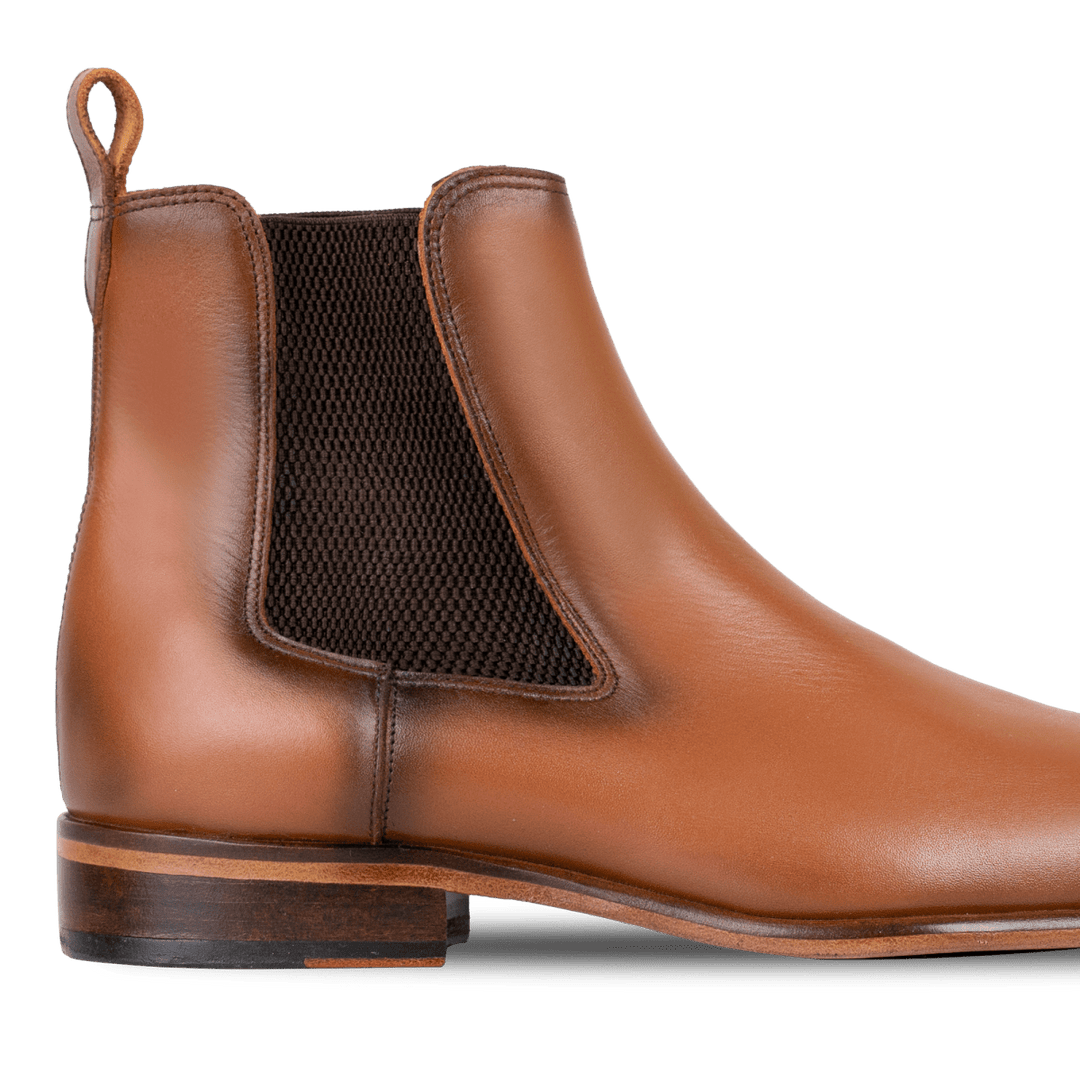 Alton: Chelsea Boots Homme - Cuir Marron - Bleather Maroc