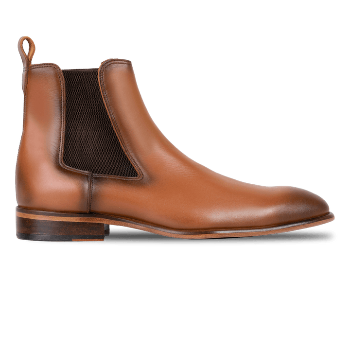 Alton: Chelsea Boots Homme - Cuir Marron - Bleather Maroc