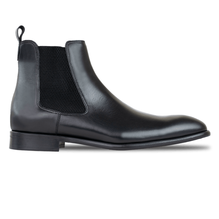 Alton: Chelsea Boots Homme - Cuir Noir - Bleather Maroc