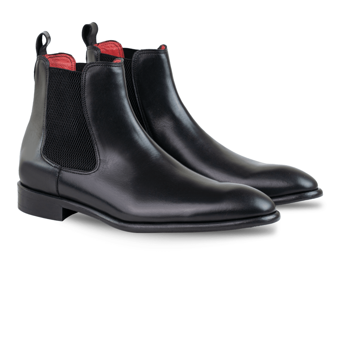 Alton: Chelsea Boots Homme - Cuir Noir - Bleather Maroc