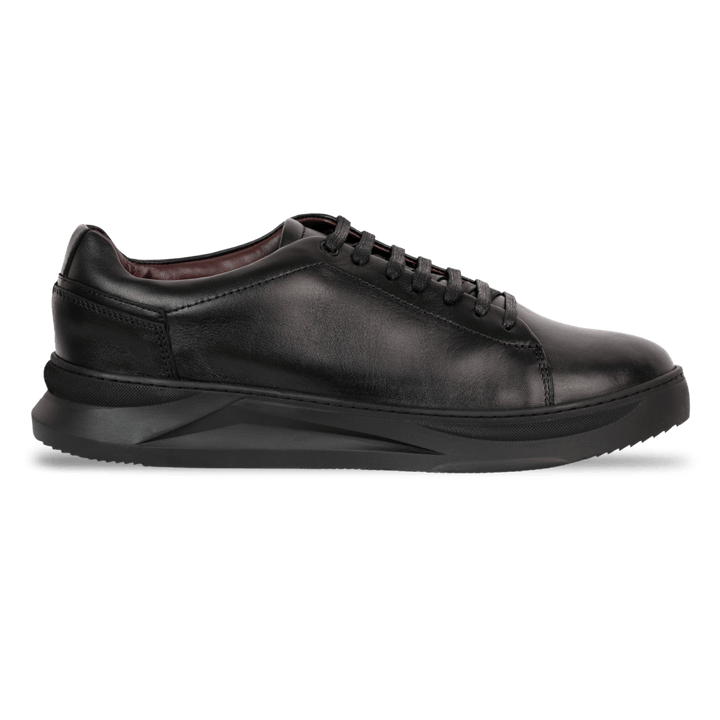 Apex: Sneakers Homme - Cuir Noir - Bleather Maroc