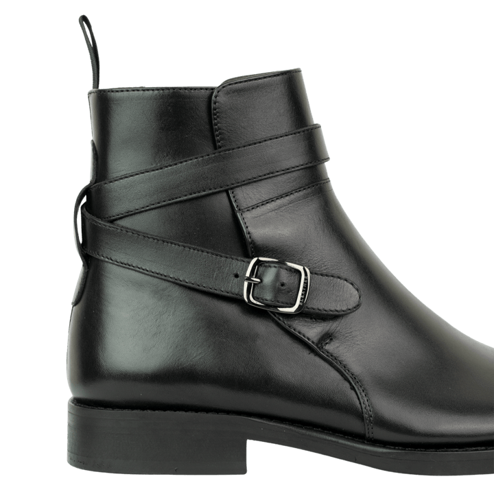 Ashem: Boots Homme - Cuir Noir - Bleather Maroc