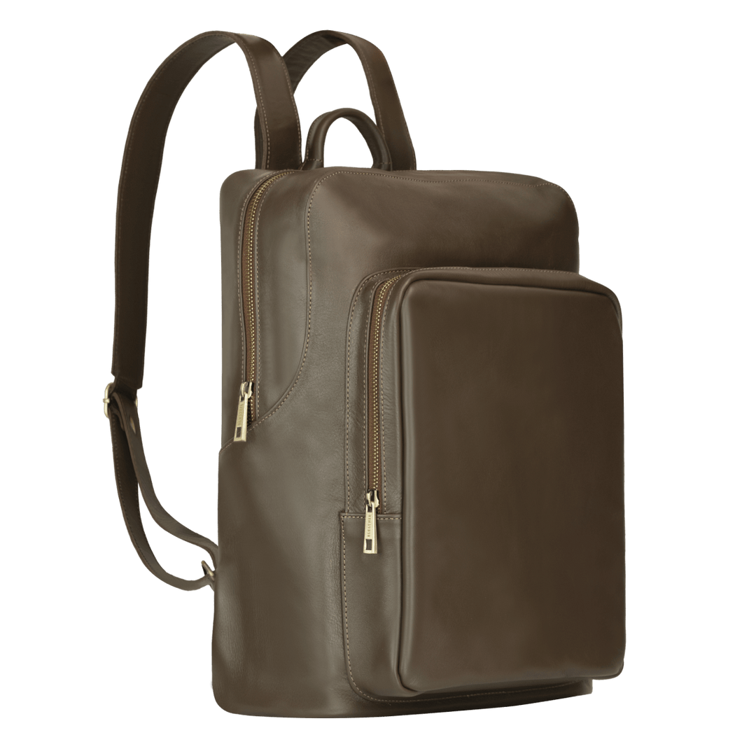 Atlas: Sac à dos - Cuir Marron - Bleather Maroc