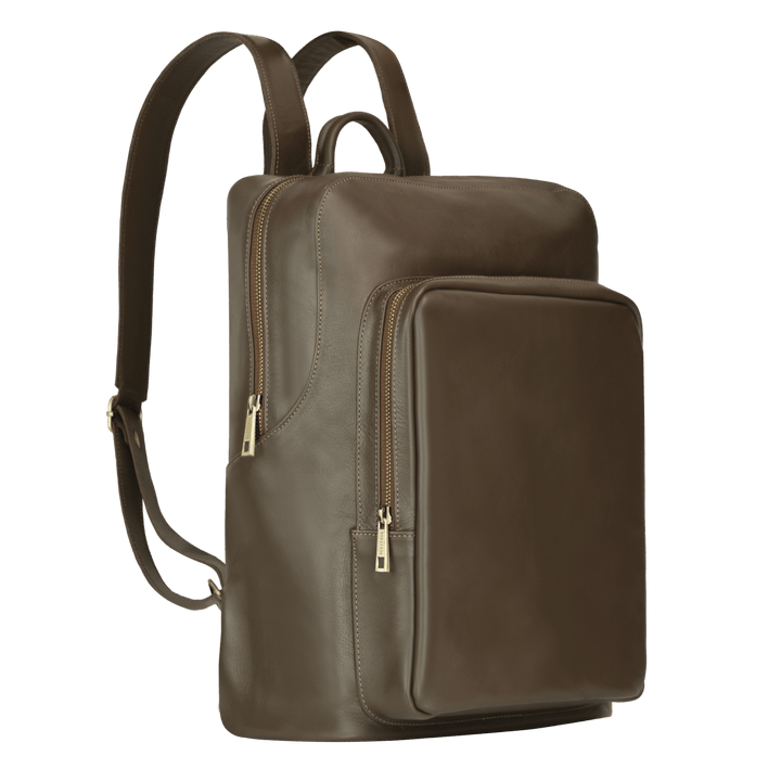 Atlas: Sac à dos - Cuir Marron - Bleather Maroc