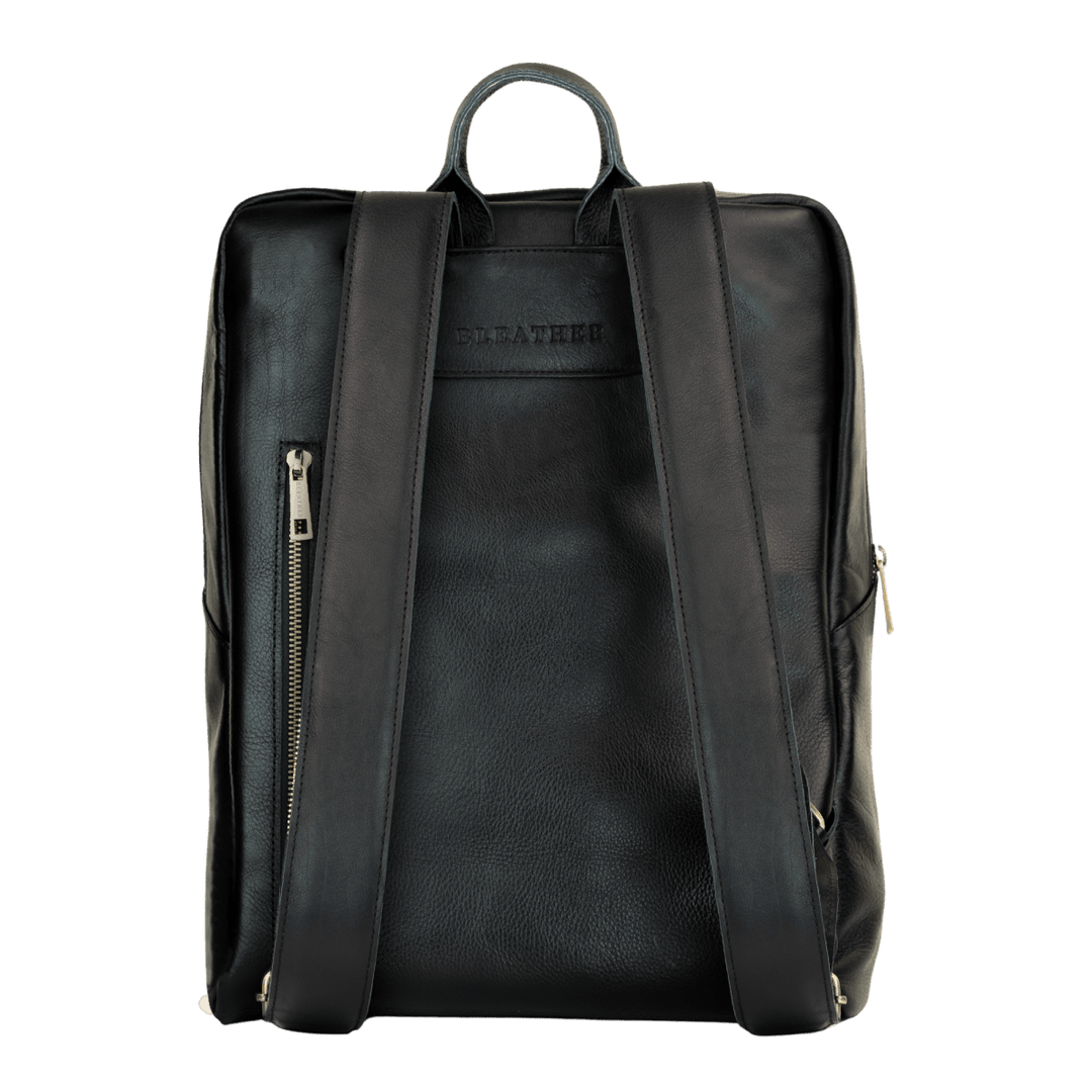 Atlas: Sac à dos - Cuir Noir - Bleather Maroc