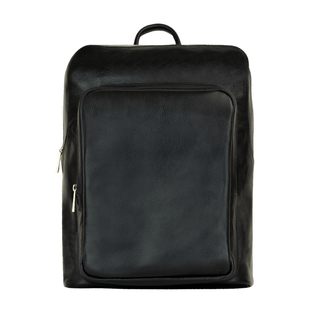 Atlas: Sac à dos - Cuir Noir - Bleather Maroc