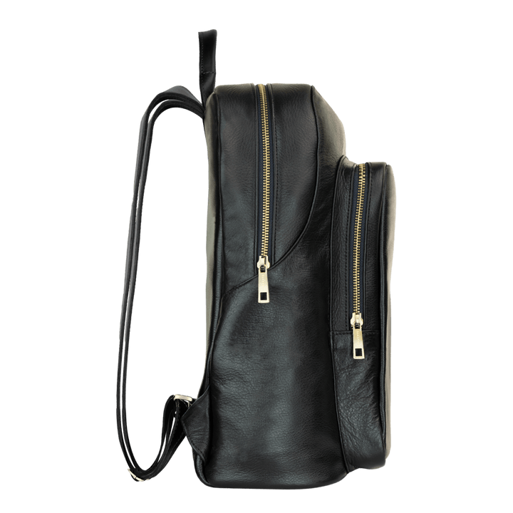 Atlas: Sac à dos - Cuir Noir - Bleather Maroc