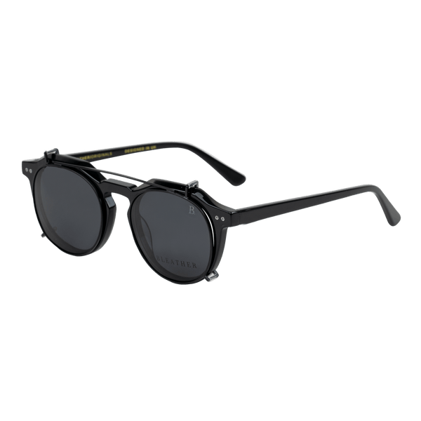 Bastion: Lunettes à clips de luxe Noir