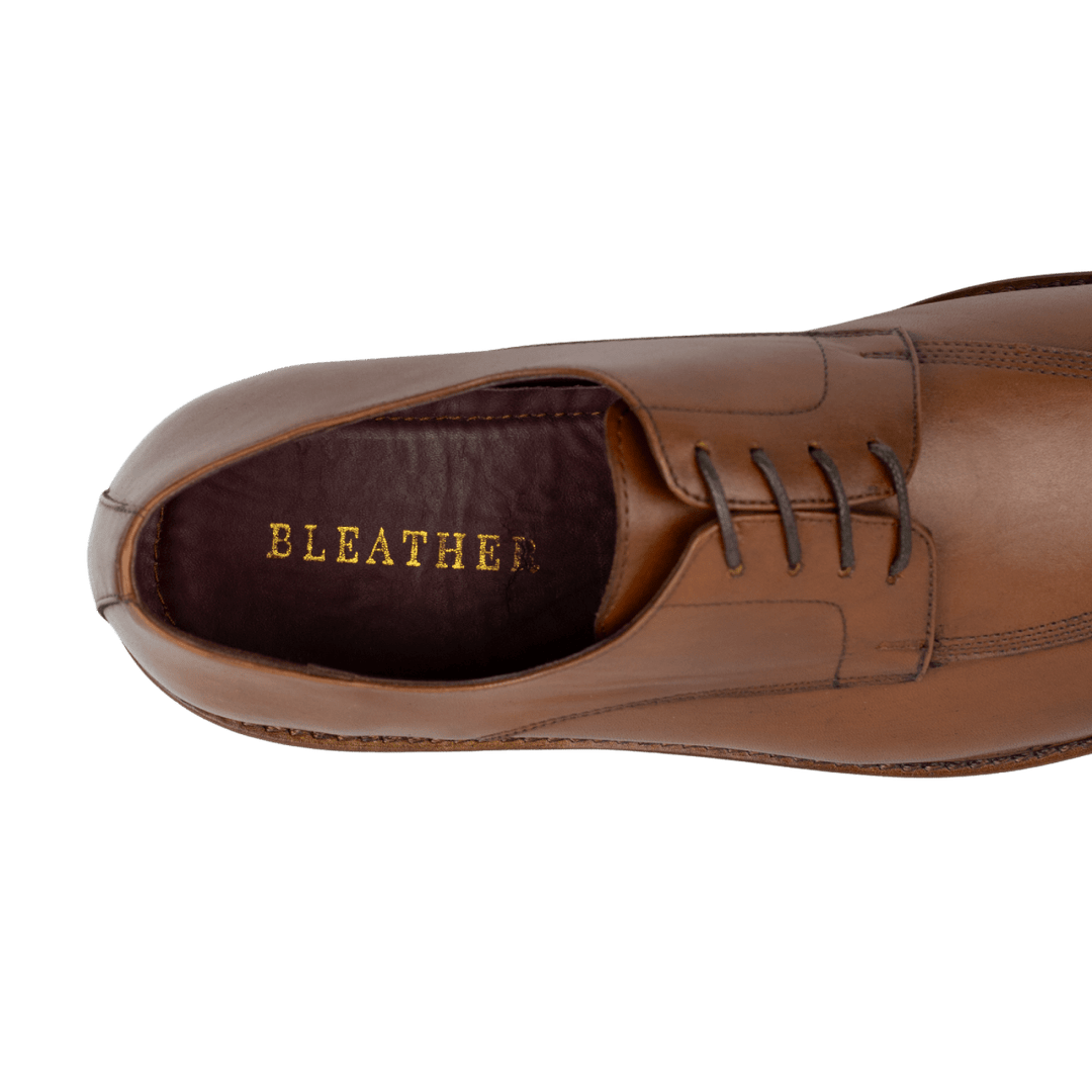 Bentley: Richelieu Homme - Cuir Cognac - Bleather Maroc