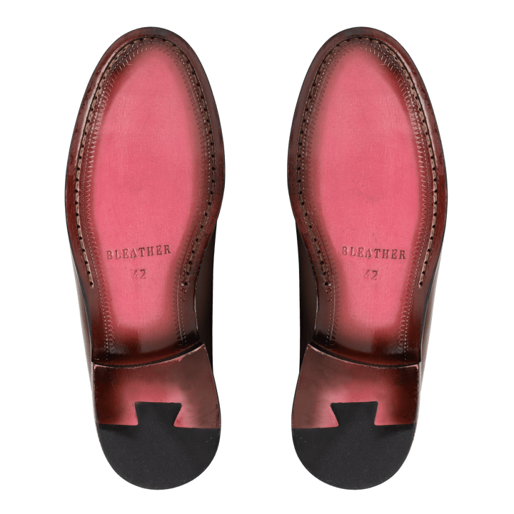 Beverley: Mocassin Homme - Cuir Marron - Bleather Maroc