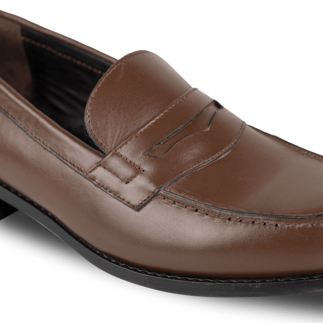 Beverley: Mocassin Homme - Cuir Marron - Bleather Maroc