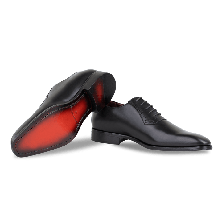 Branson: Richelieu Homme - Cuir Noir - Bleather Maroc