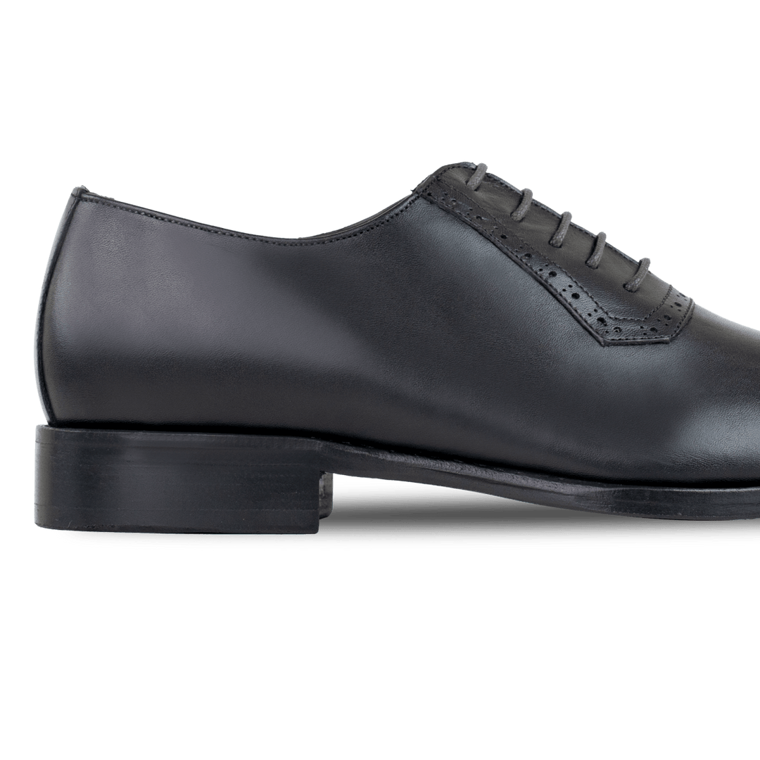 Branson: Richelieu Homme - Cuir Noir - Bleather Maroc