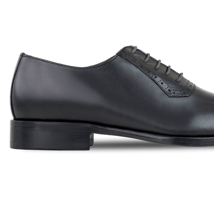 Branson: Richelieu Homme - Cuir Noir - Bleather Maroc