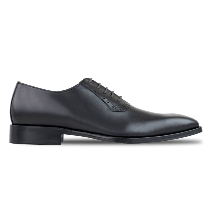 Branson: Richelieu Homme - Cuir Noir - Bleather Maroc