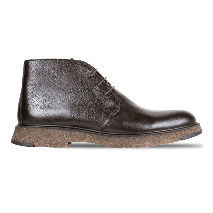 Brooking: Demi Bottes Homme - Cuir Marron - Bleather Maroc