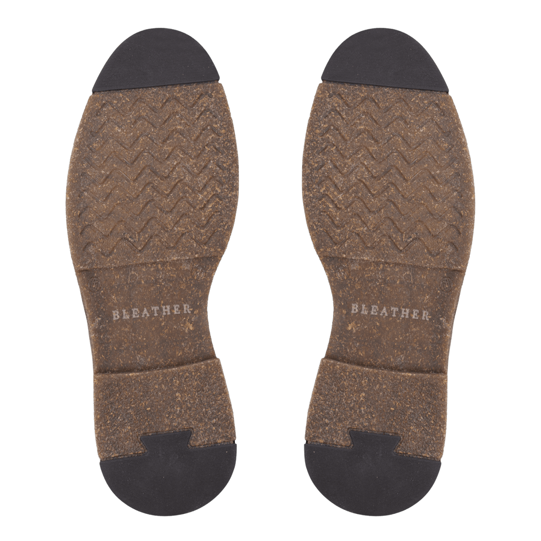 Brooking: Demi Bottes Homme - Cuir Marron - Bleather Maroc