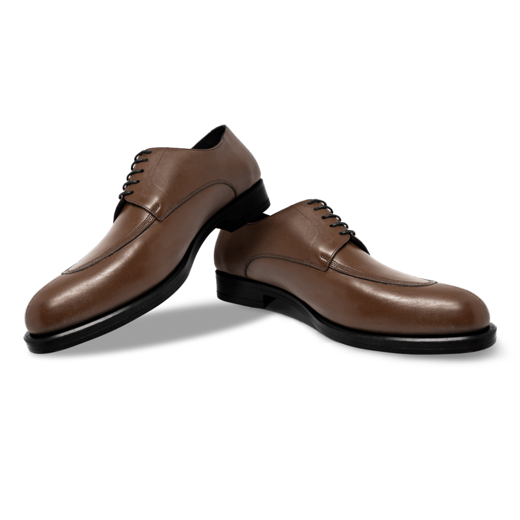 Brownrigg: Derby Homme - Cuir Marron - Bleather Maroc