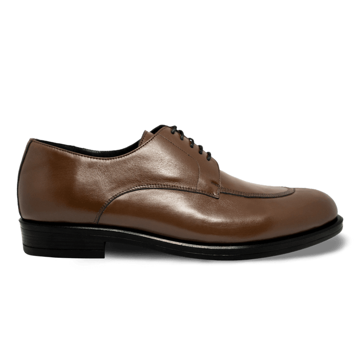 Brownrigg: Derby Homme - Cuir Marron - Bleather Maroc