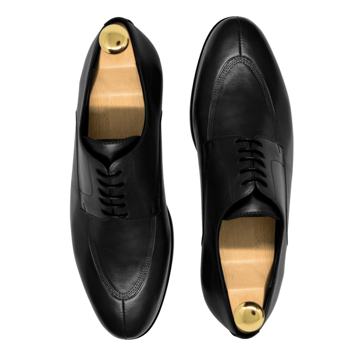 Brownrigg: Derby Homme - Cuir Noir - Bleather Maroc