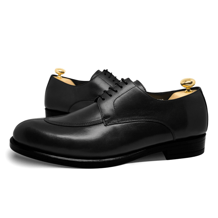 Brownrigg: Derby Homme - Cuir Noir - Bleather Maroc