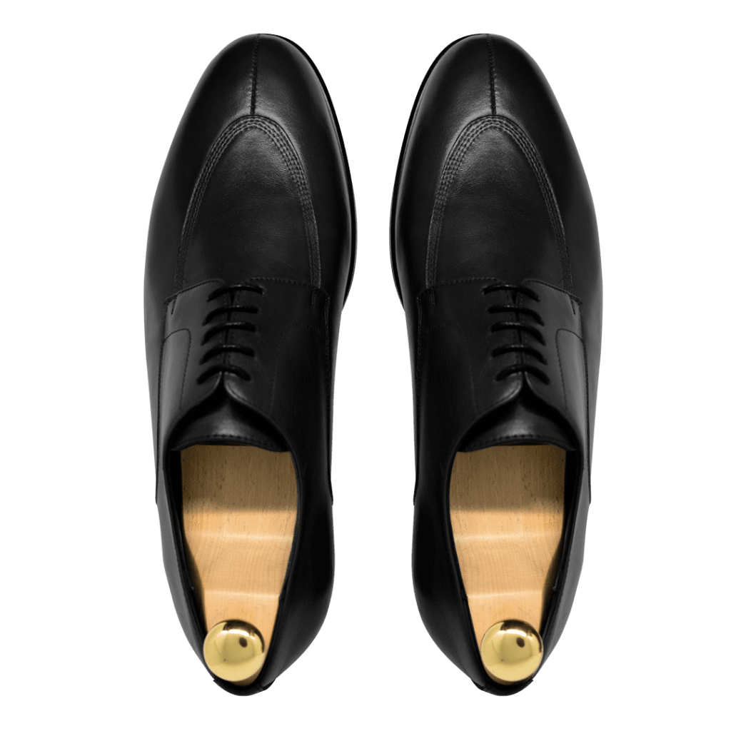 Brownrigg: Derby Homme - Cuir Noir - Bleather Maroc