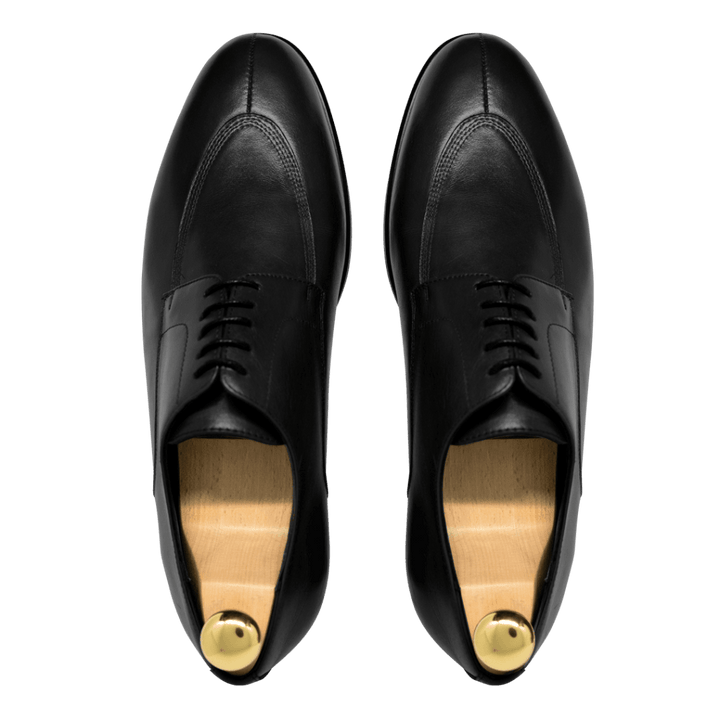 Brownrigg: Derby Homme - Cuir Noir - Bleather Maroc