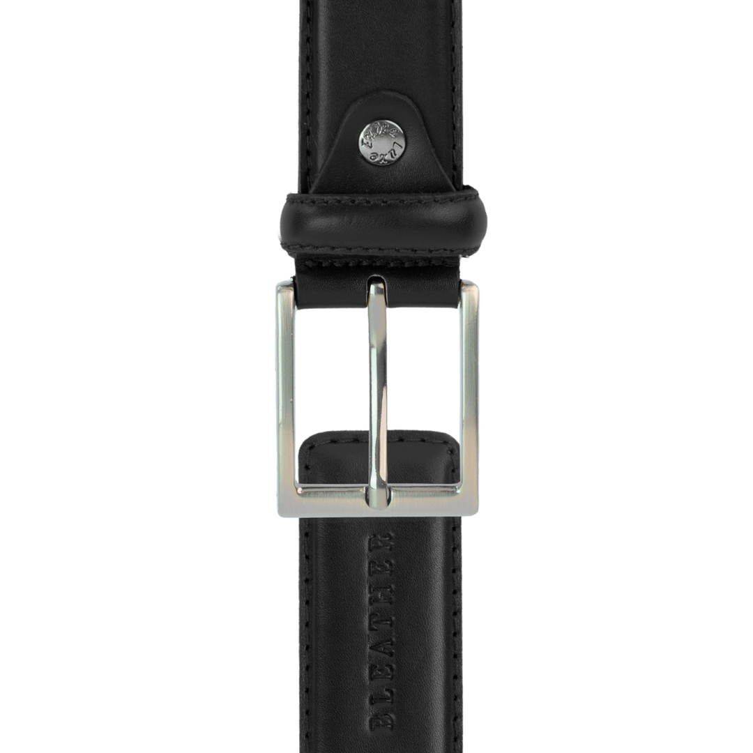 C74: Ceinture Homme - Cuir Noir - Bleather Maroc