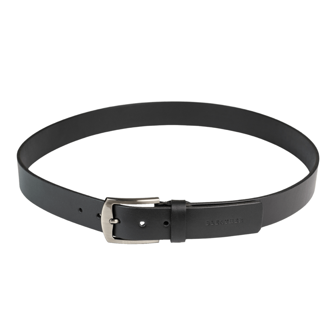 C93SL: Ceinture Homme - Cuir Noir - Bleather Maroc