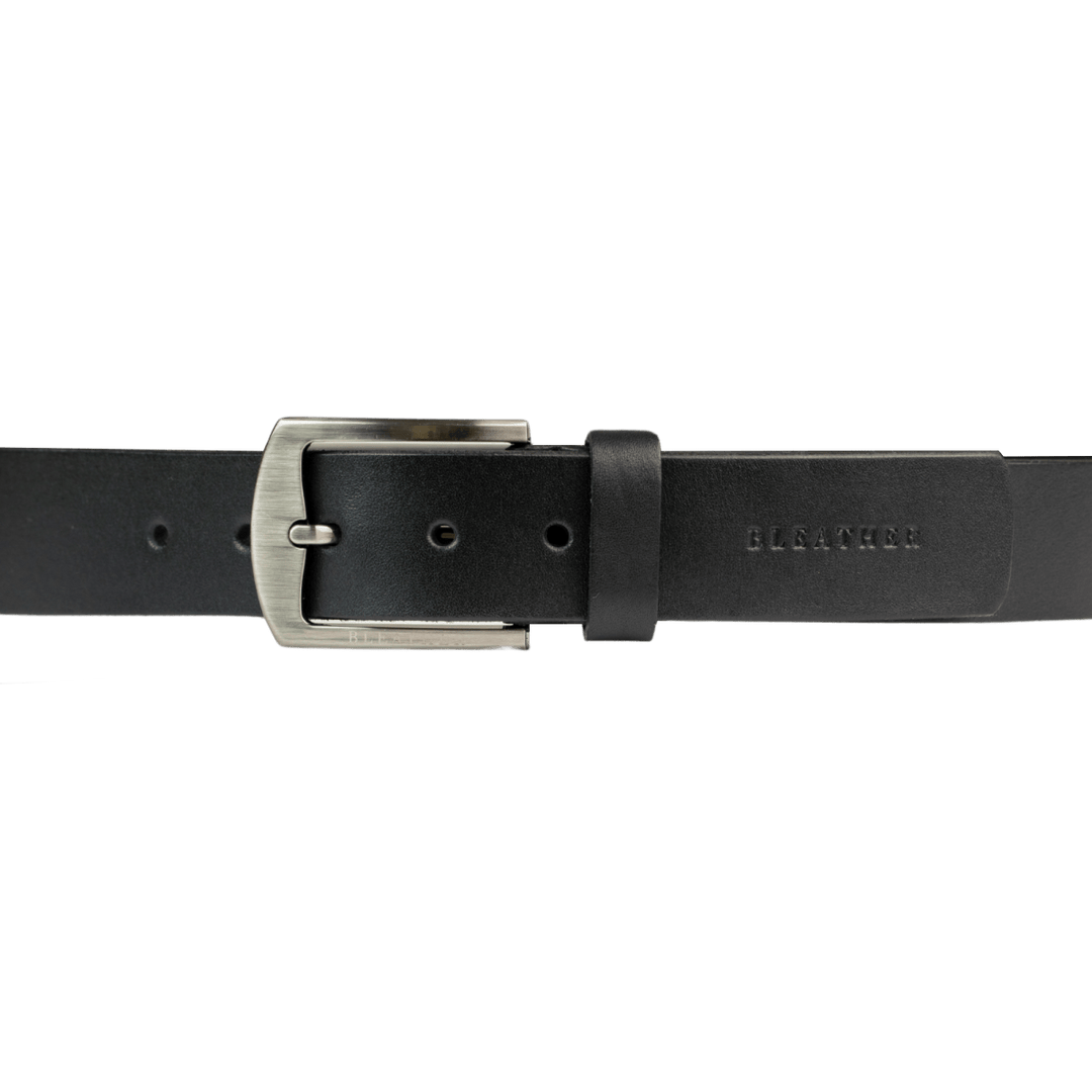 C93SL: Ceinture Homme - Cuir Noir - Bleather Maroc