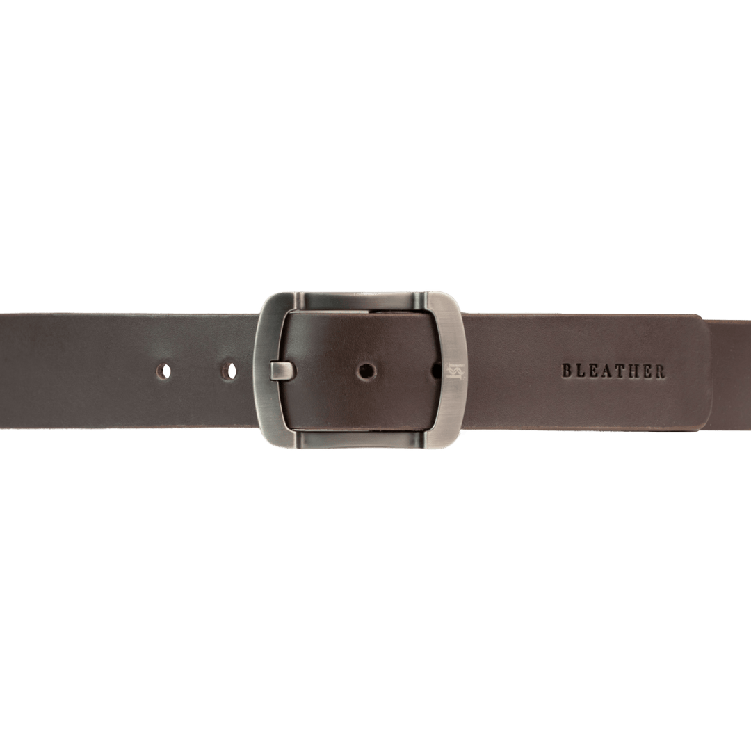 C97SL: Ceinture Homme - Cuir Marron - Bleather Maroc