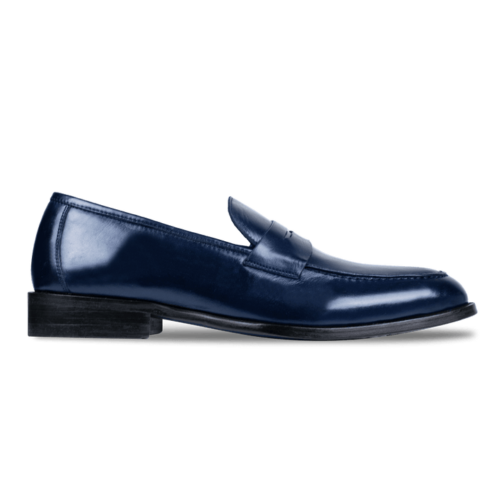 Carling: Mocassin Homme - Cuir Bleu nuit - Bleather Maroc