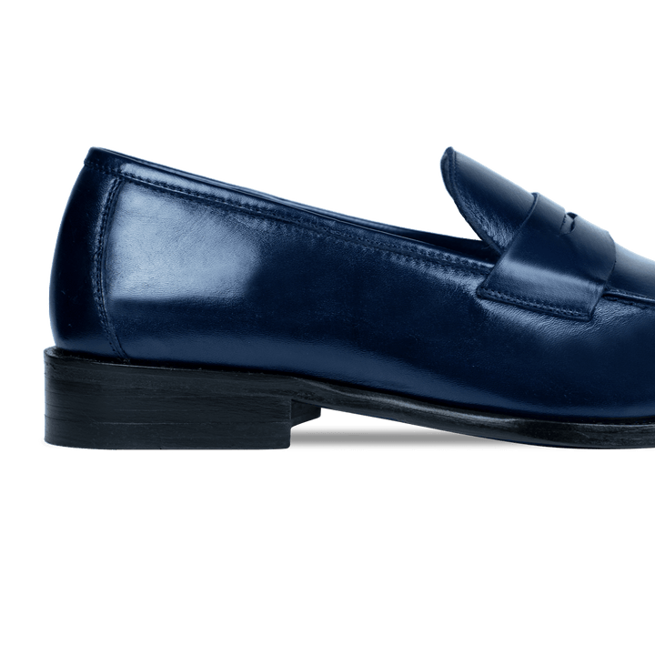 Carling: Mocassin Homme - Cuir Bleu nuit - Bleather Maroc