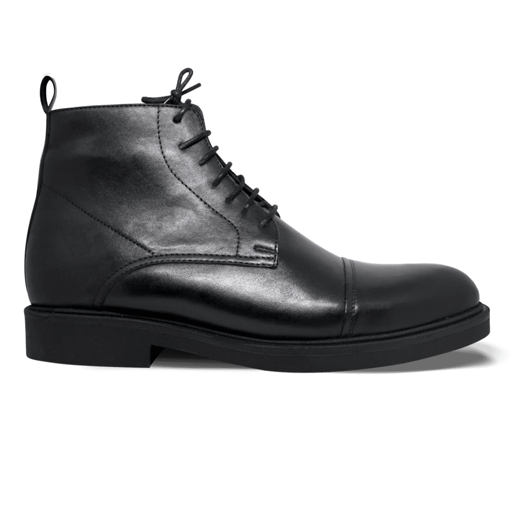 Carlow: Boots Homme - Caoutchouc Noir - Bleather Maroc