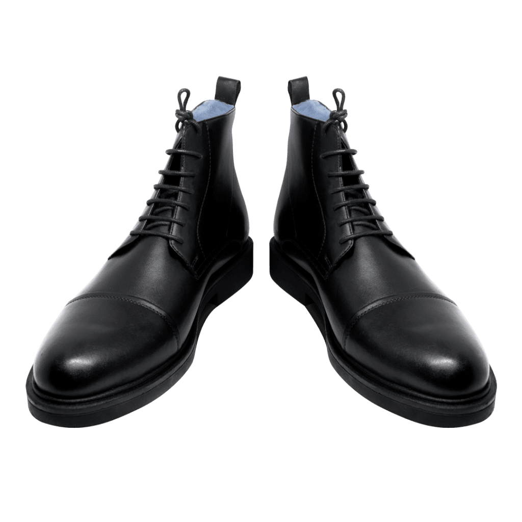 Carlow: Boots Homme - Caoutchouc Noir - Bleather Maroc