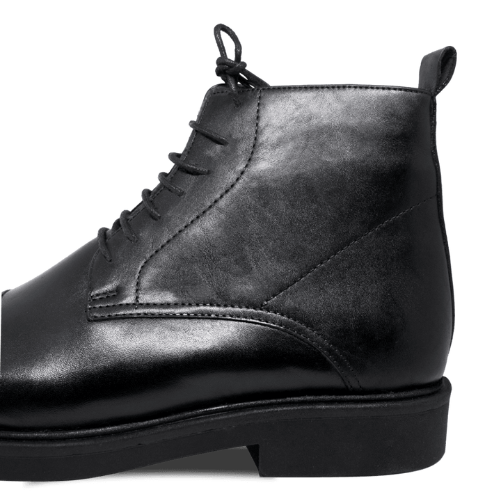 Carlow: Boots Homme - Caoutchouc Noir - Bleather Maroc