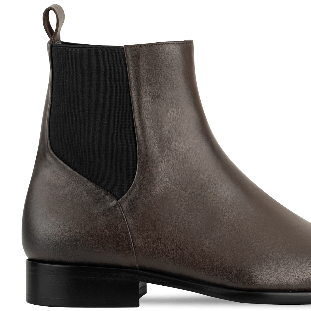 Cavan: Chelsea Boots Homme - Cuir Marron - Bleather Maroc