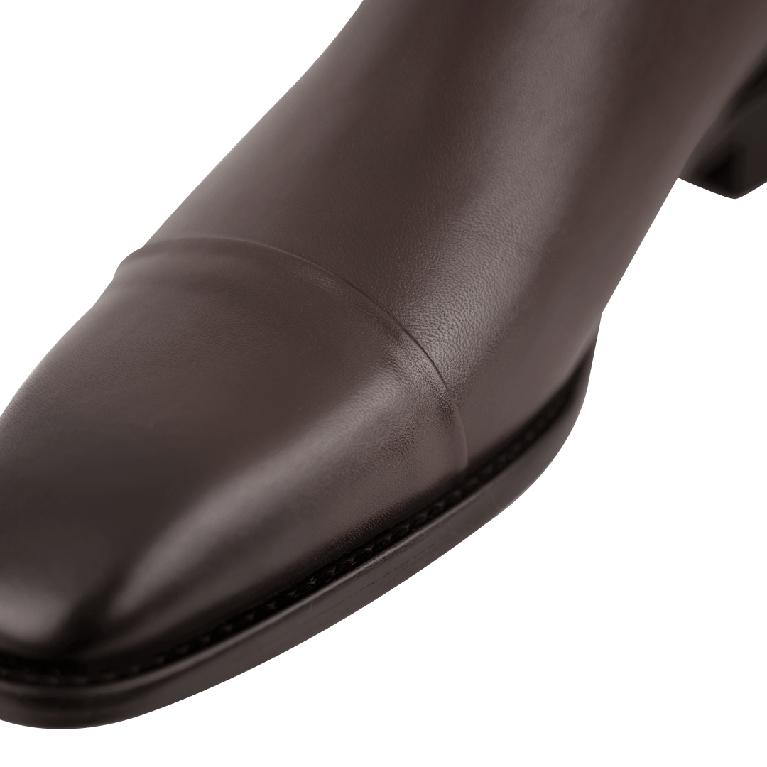 Cavan: Chelsea Boots Homme - Cuir Marron - Bleather Maroc