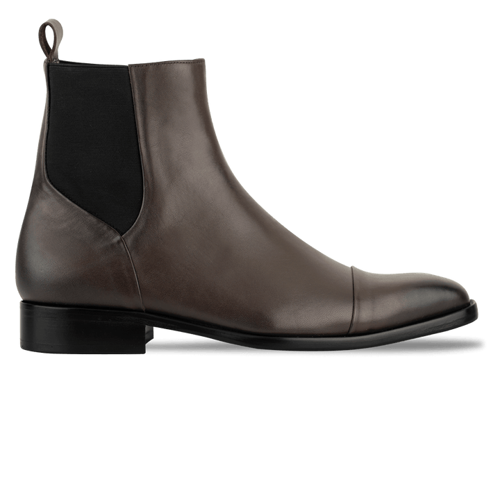 Cavan: Chelsea Boots Homme - Cuir Marron - Bleather Maroc