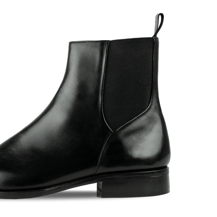 Cavan: Chelsea Boots Homme - Cuir Noir - Bleather Maroc